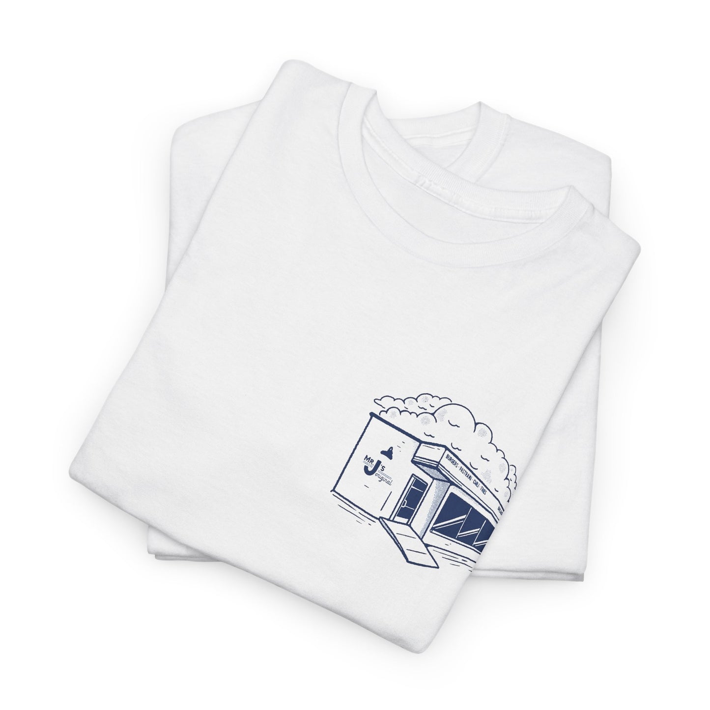 Mr. J's Original: Building Tee - White
