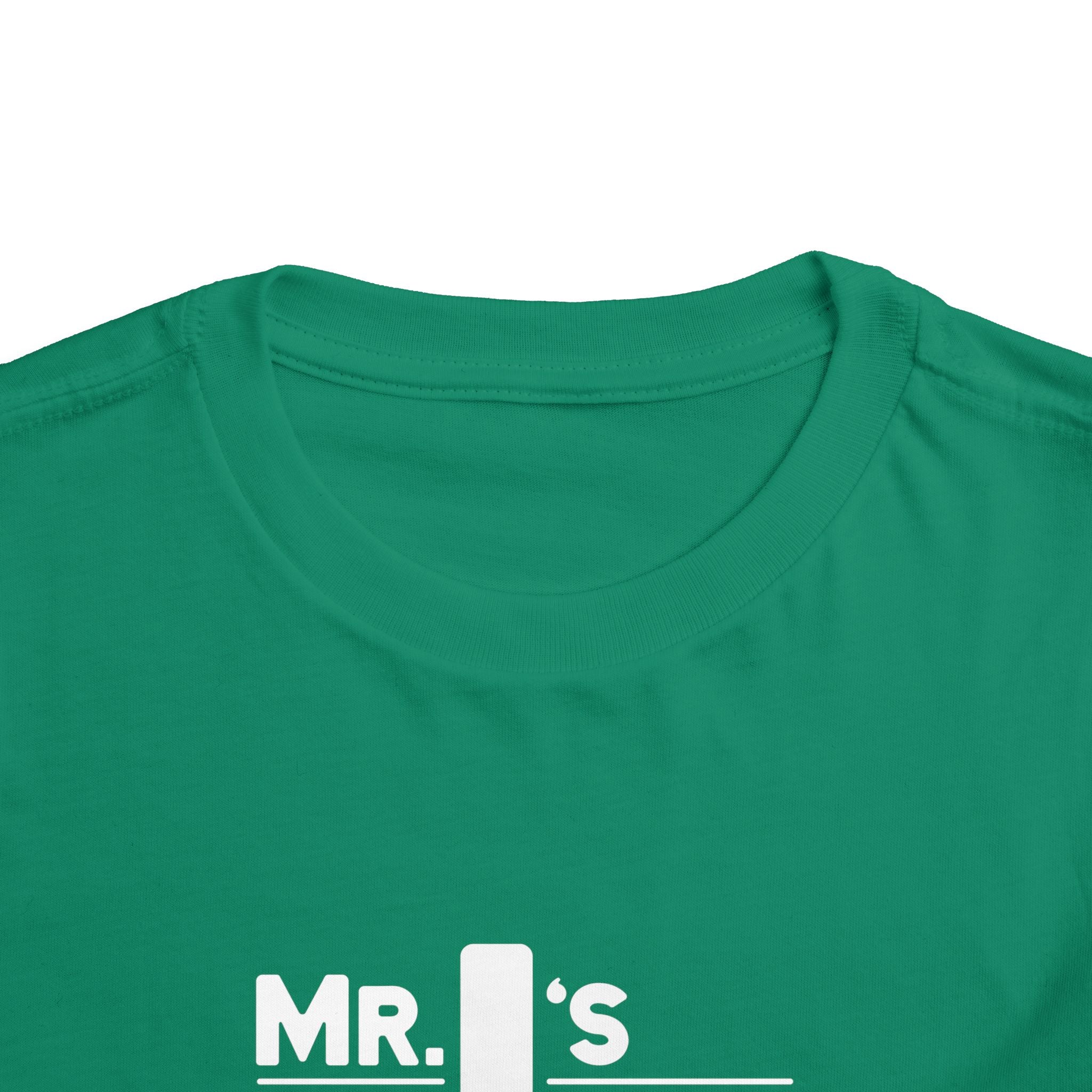 Mr. J's Original Toddler Tee: Classic Logo