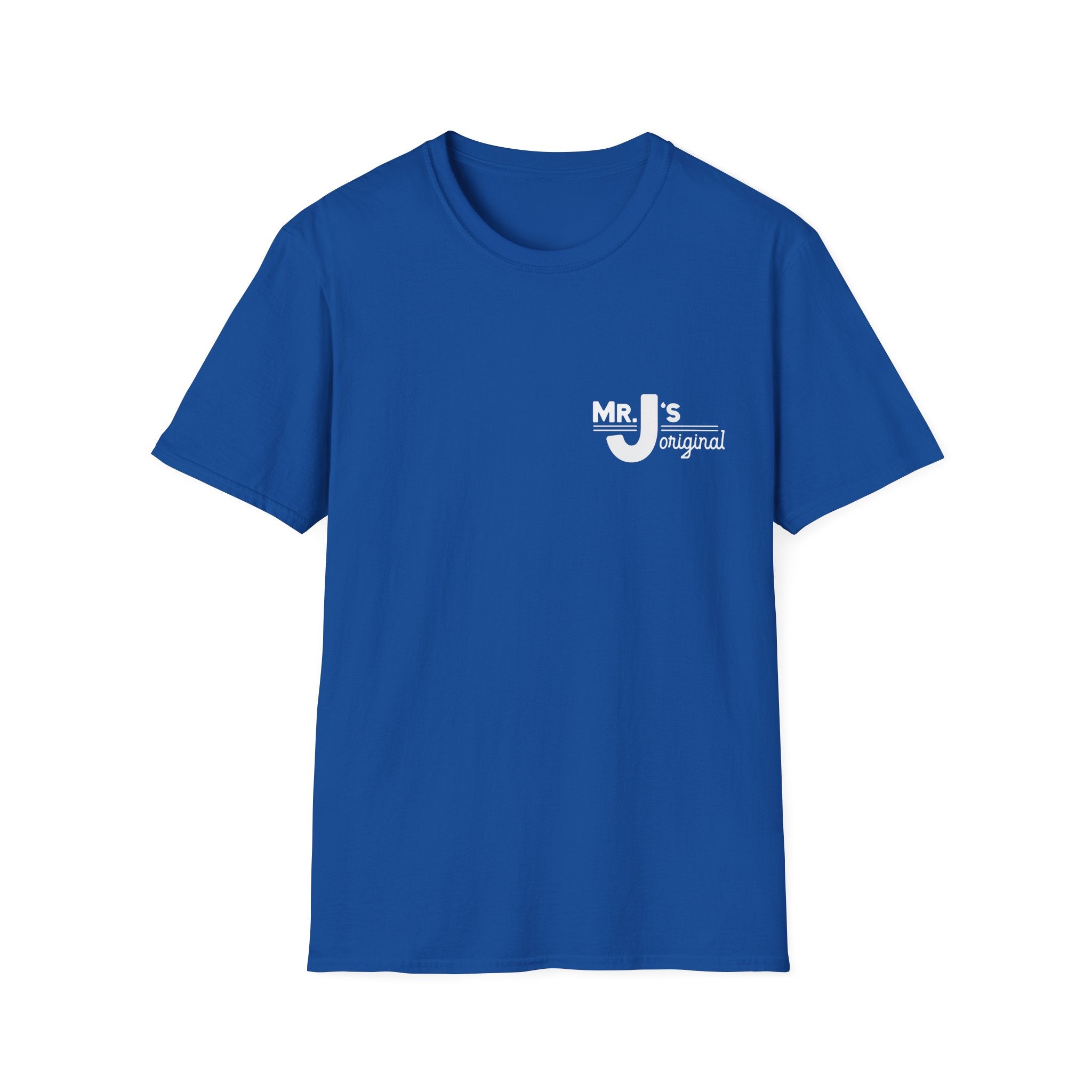 Mr. J's Original T-Shirt — Retro Pocket Logo Tee