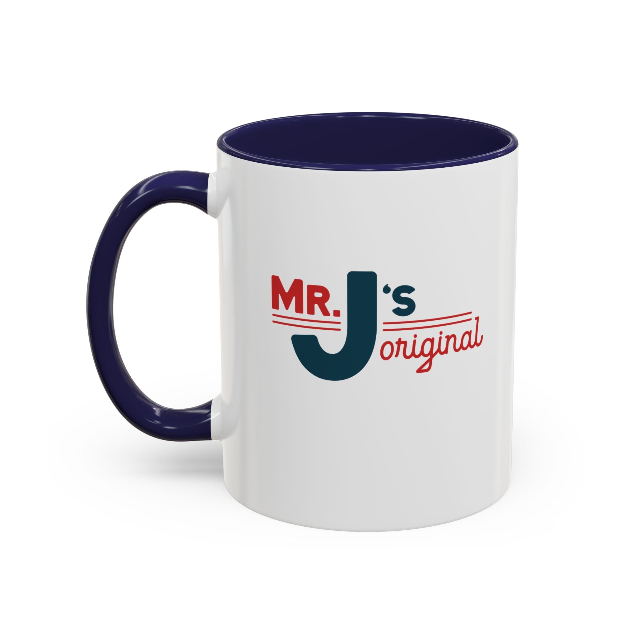 Mr. J's Original Accent Coffee Mug — Retro Typography 11/15oz