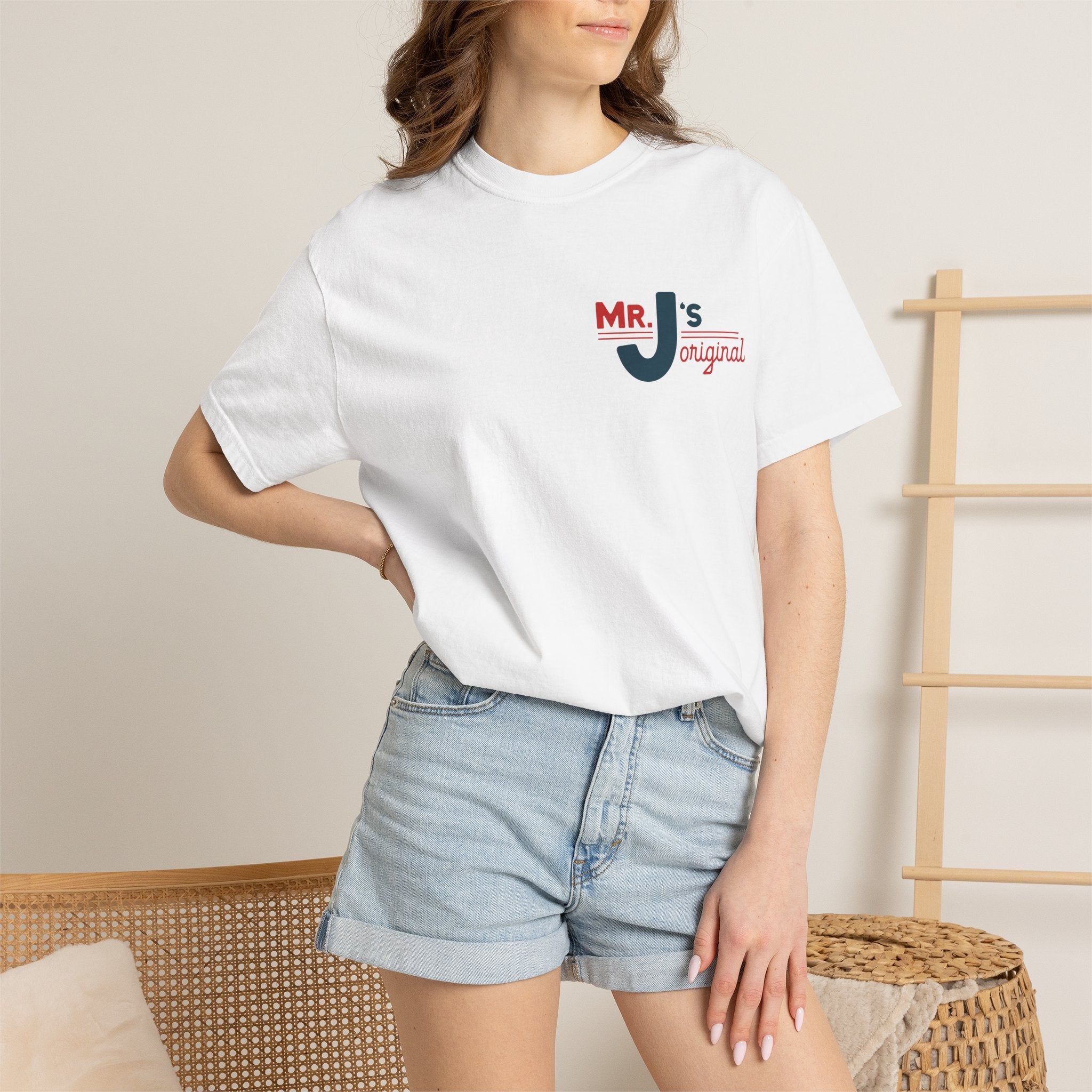 T-Shirt — "Mr. J's Original" Retro Logo Tee