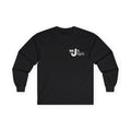 Black Mr J's Cotton Long Sleeve Tee
