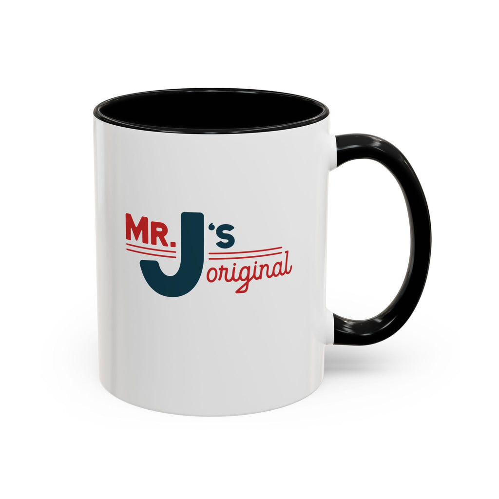 Mr. J's Original Accent Coffee Mug — Retro Typography 11/15oz
