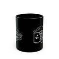 Mr. J's Black Building Mug — 11oz & 15oz