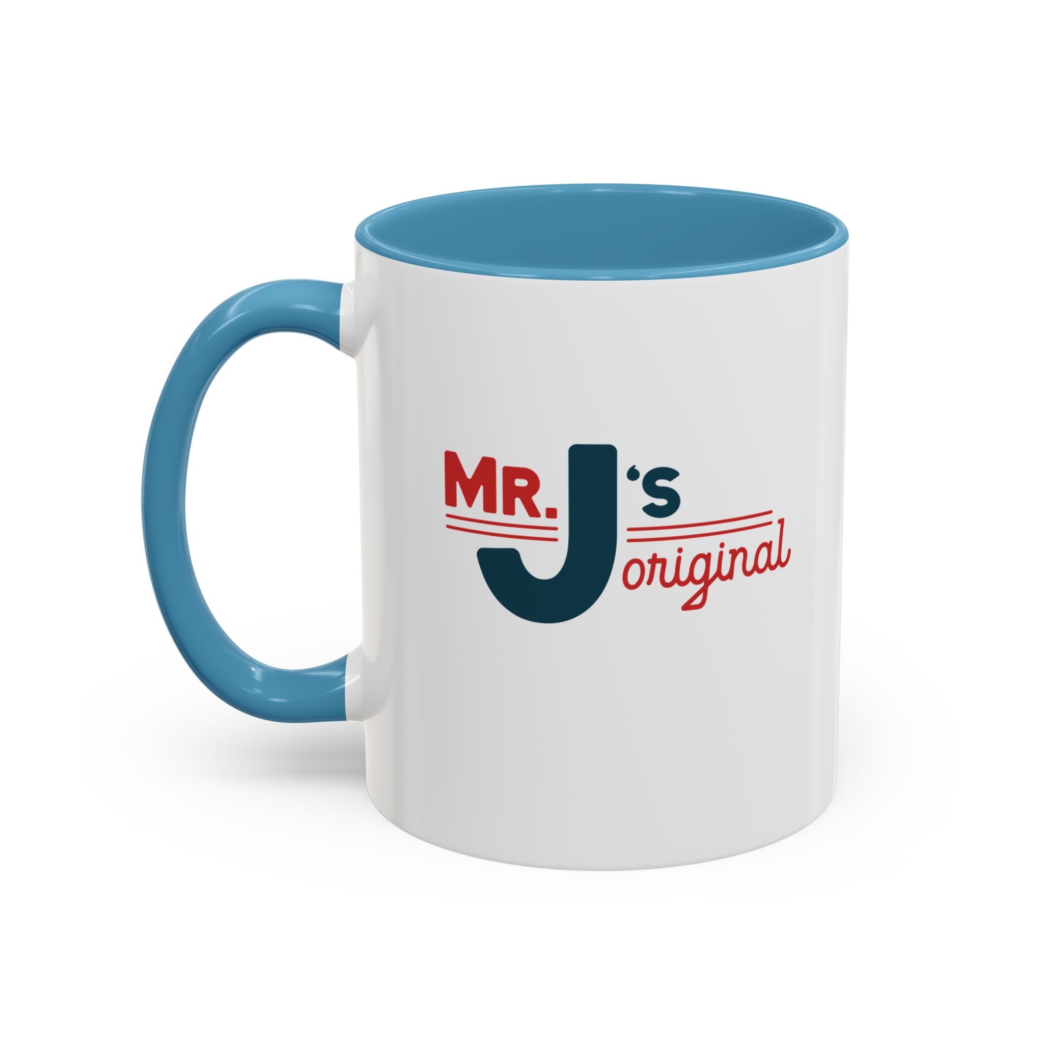 Mr. J's Original Accent Coffee Mug — Retro Typography 11/15oz