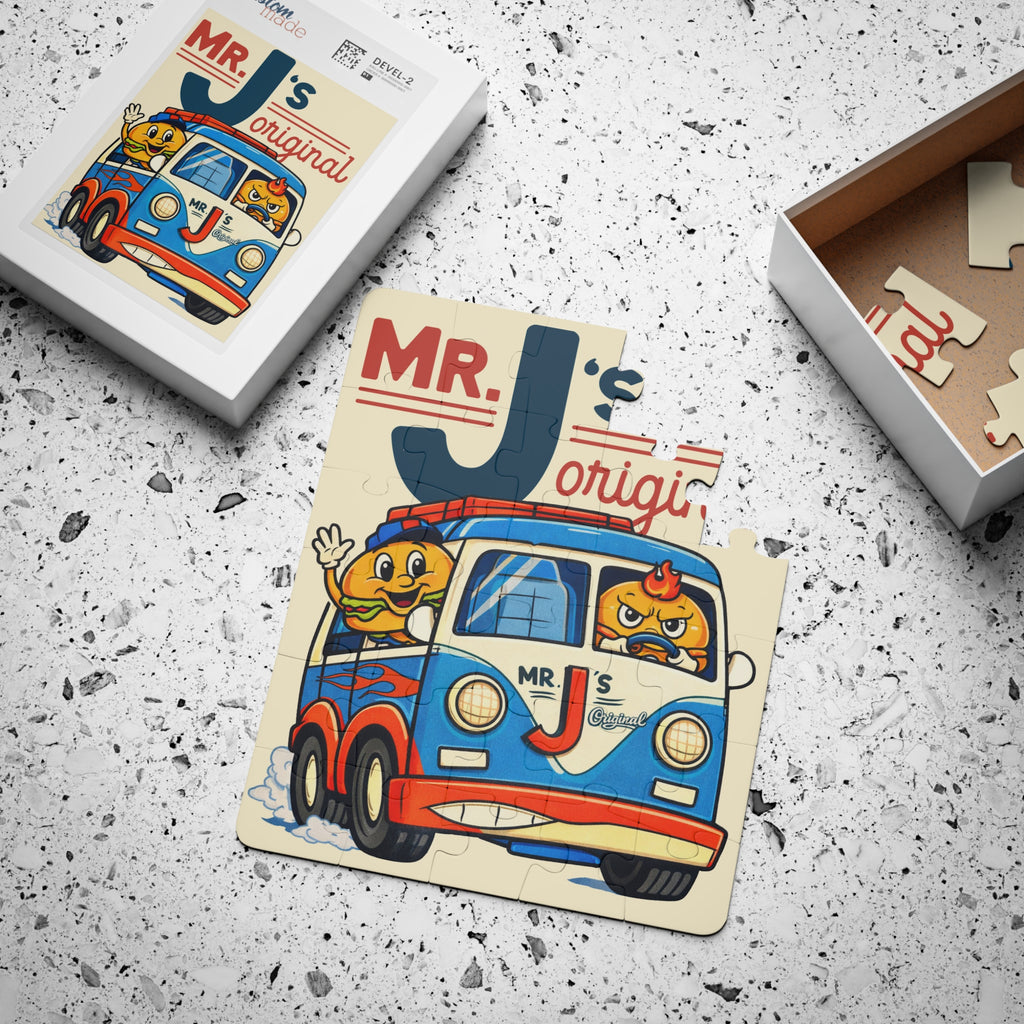 Kids' Puzzle – "Mr. J's Original" 30-Piece J-Mobile Puzzle for Toddlers & Early Learners
