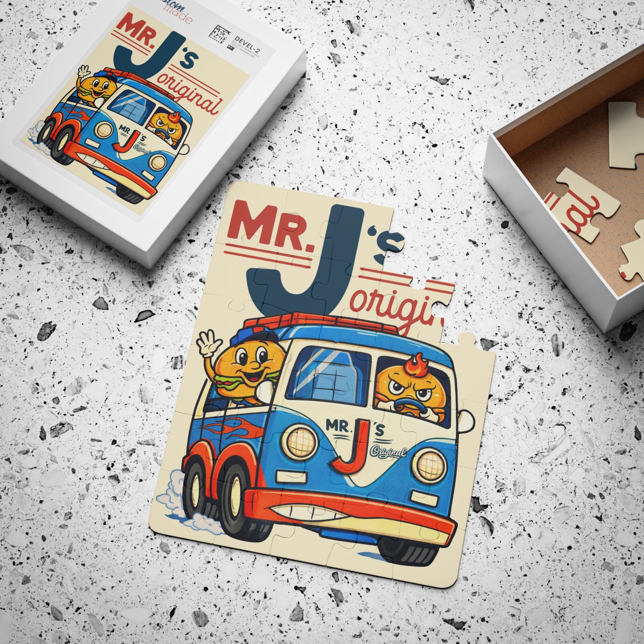 Kids' Puzzle – "Mr. J's Original" 30-Piece J-Mobile Puzzle for Toddlers & Early Learners