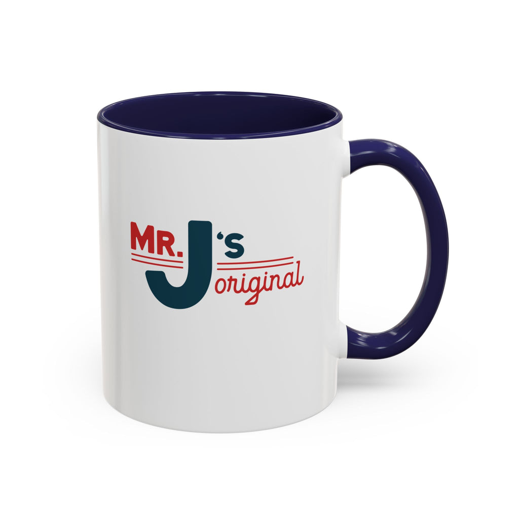 Mr. J's Original Accent Coffee Mug — Retro Typography 11/15oz