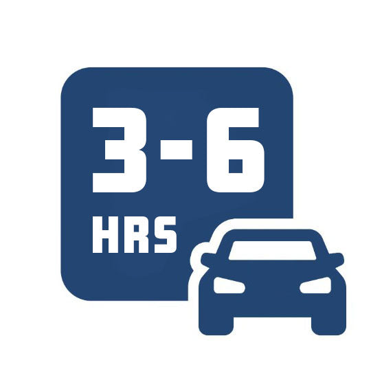 Parking: 3 to 6 hours
