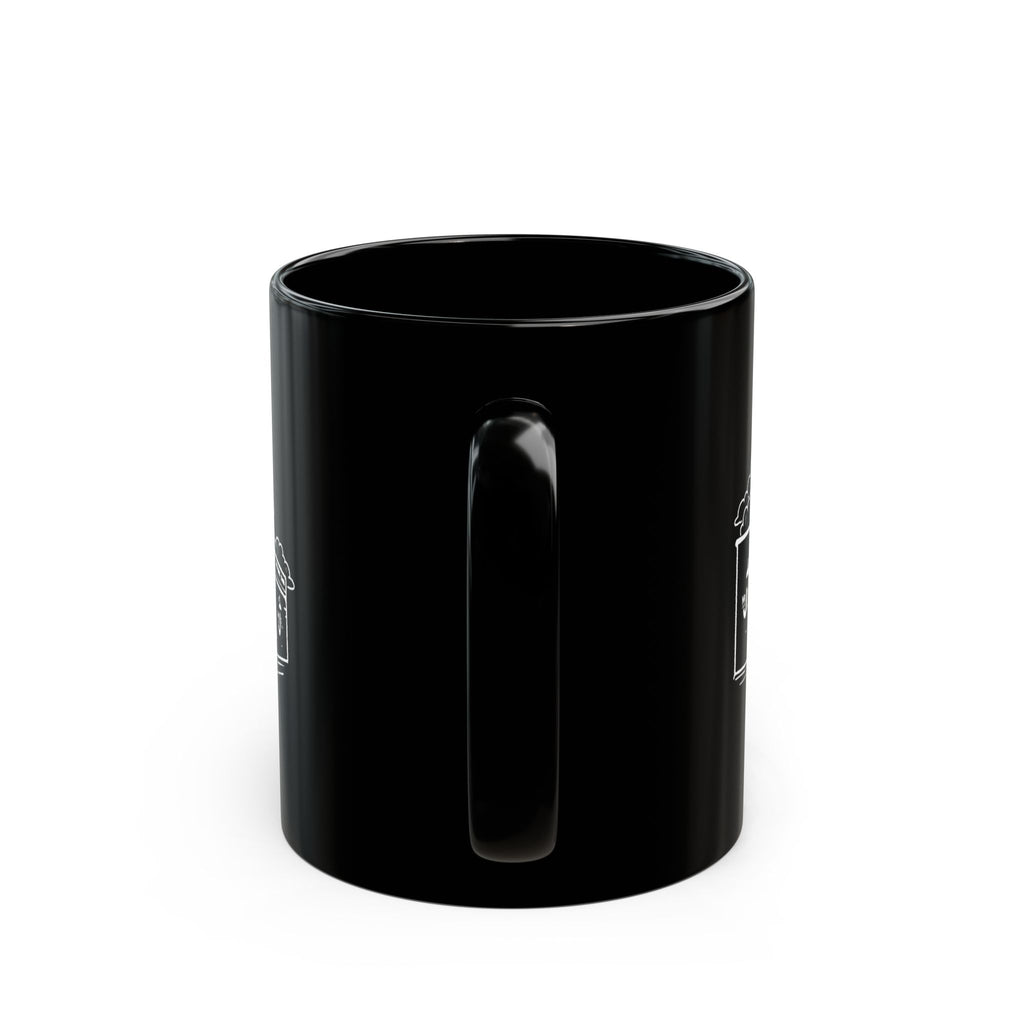Mr. J's Black Building Mug — 11oz & 15oz