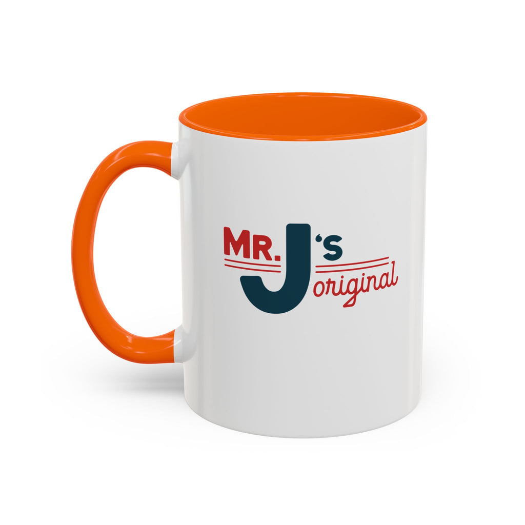 Mr. J's Original Accent Coffee Mug — Retro Typography 11/15oz