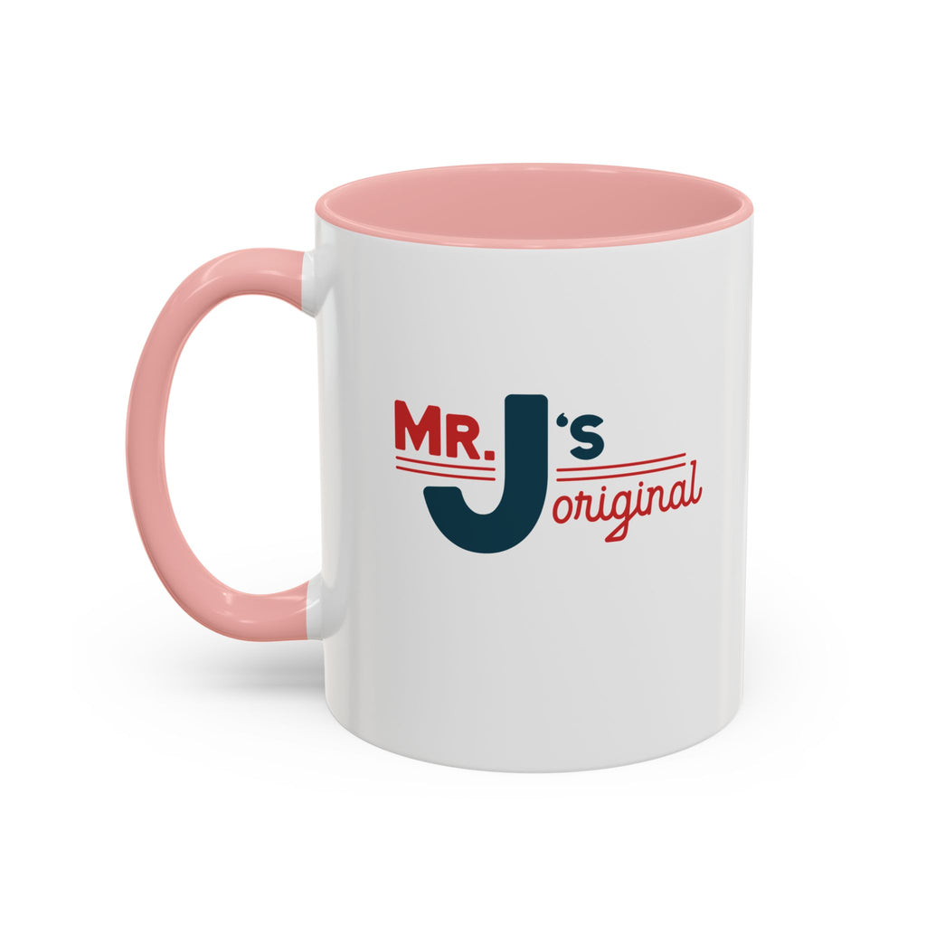 Mr. J's Original Accent Coffee Mug — Retro Typography 11/15oz