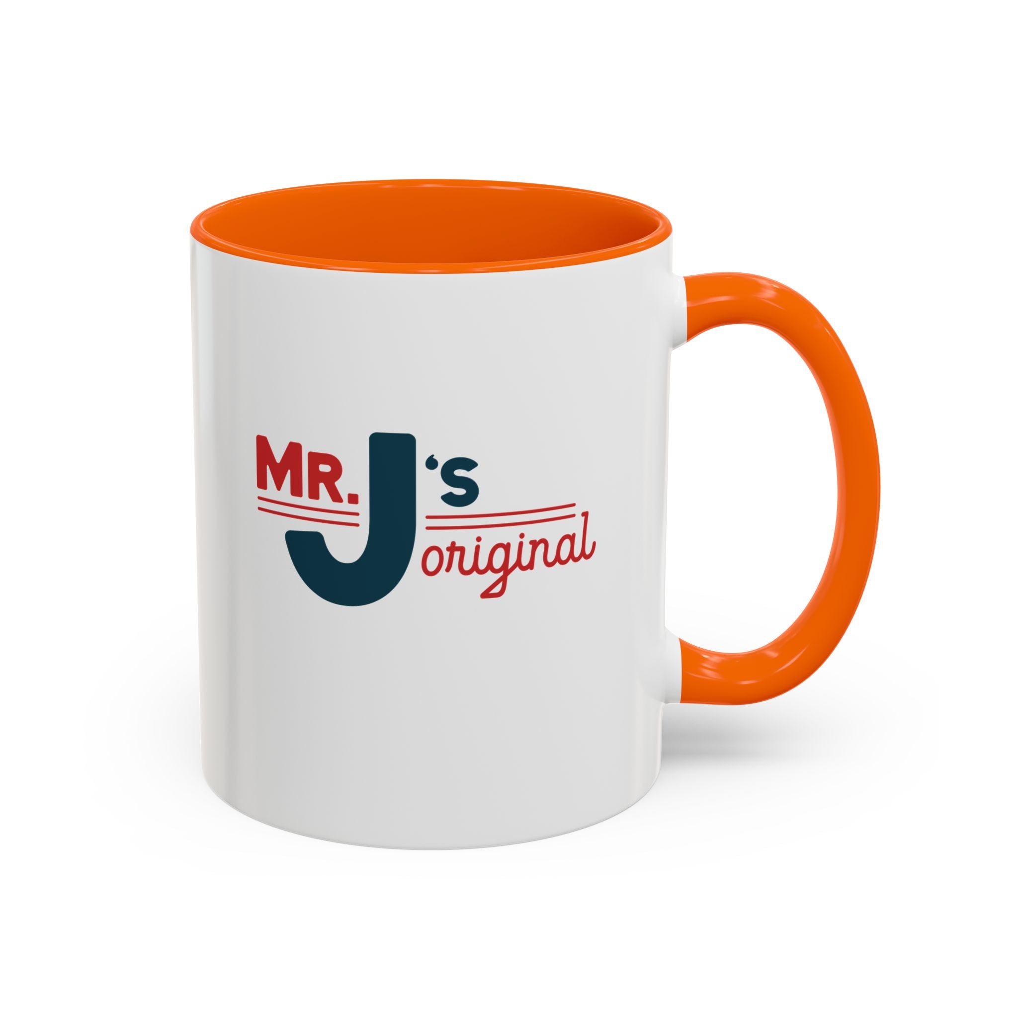 Mr. J's Original Accent Coffee Mug — Retro Typography 11/15oz